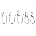 thumbnail image 1 of 5 piezas de llavero con gancho para colgar en la mochila con hebilla de acero Verde oval, 1 of 6
