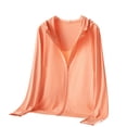 thumbnail image 2 of Garbnen M-4XL Womens Sun Protection Jacket Long Sleeve Zip Up Hoodies Women with Pockets Summer Camping Going Out Sunshirt Women with Thumb Holes M, 2 of 6