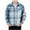A Blue, variant on NAISIBABY Boys Long Sleeve Shirts 7T, Lapel Button Down Plaid Fall Casual Fashion Tops Blue(3-9T)
