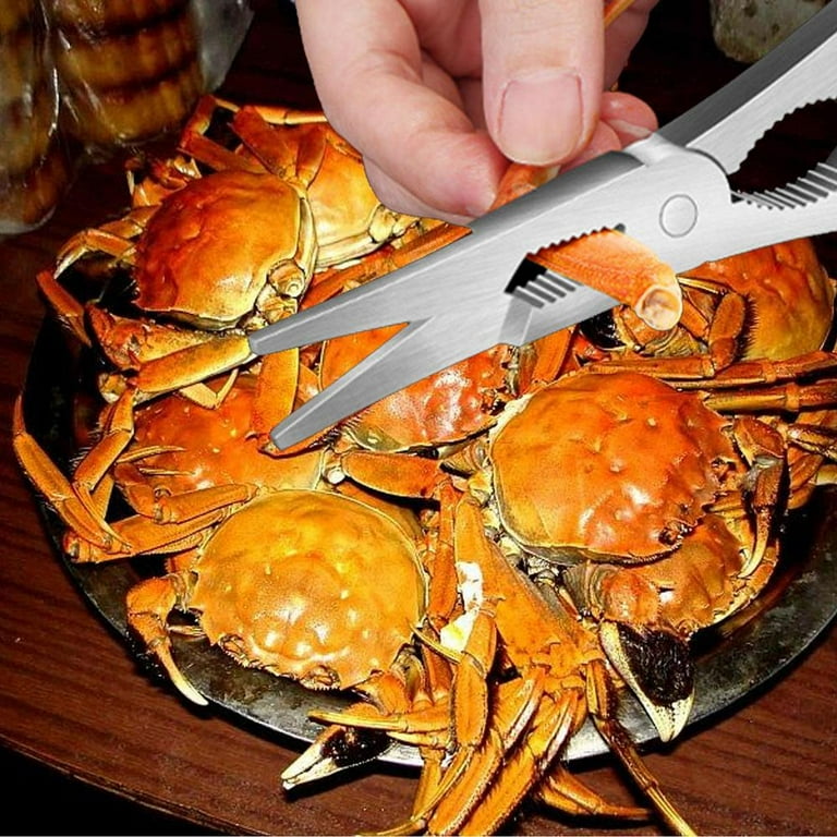 Durable Crab Crackers and Tools Stainless Steel Seafood Boil Party Supplies  Gift