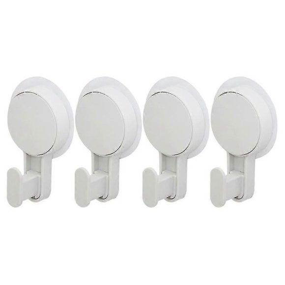ganchos con ventosa, colgador de pared sin marcas, impermeable, para cocina y baño, perchero de pared sin perforaciones, para dormitorio y pasillo, color marfil.
