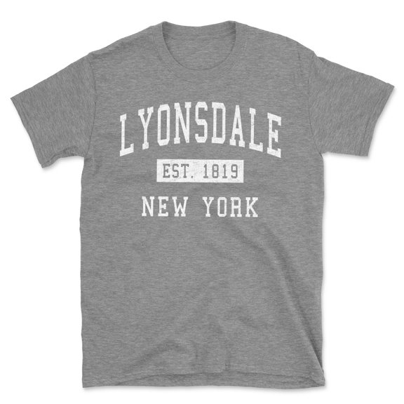 Lyonsdale New York Classic Established Men's Cotton T-Shirt