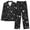 Black A, variant on Long Sleeve Pajama Set for Women Christmas Cute Printed Matching Loungewear Comfy Sleepwear Fall Winter Casual 2 Piece Outfits