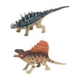 thumbnail image 2 of 2Pcs Realistic Dinosaur Figures Animal Figures for Toddlers Model Collection Style A, 2 of 8
