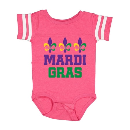 

Inktastic Mardi Gras Fleur De Lis Trio Gift Baby Boy or Baby Girl Bodysuit