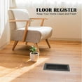 thumbnail image 2 of 4pcs Floor Register 4x10Inch,Heavy Duty Floor Vents, 2 of 5