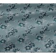 thumbnail image 5 of oneOone Cotton Jersey Dusty Blue Fabric Floral Dress Material Fabric Print Fabric By The Yard 58 Inch Wide-MN, 5 of 6