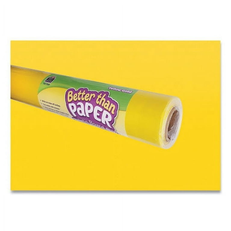 Better Than Paper Bulletin Board Roll, 4 ft x 12 ft, Yellow Gold Better Than Paper Bulletin Board Roll, 4 ft x 12 ft, Yellow Gold