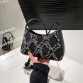 thumbnail image 3 of Bolso de mano de gran capacidad para mujer, nuevo bolso de mano 2025, estilo nicho, con diamantes de imitación, bandolera de hombro., 3 of 5