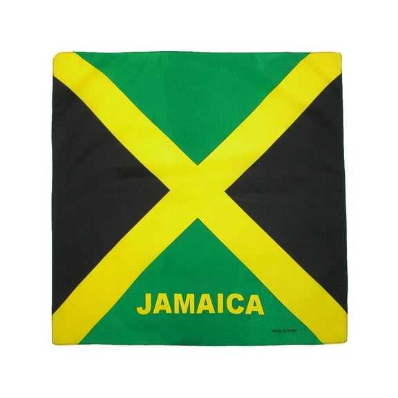 CTM Cotton Jamaica Flag Bandana Set (Pack of 12)