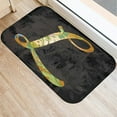 thumbnail image 4 of Golden Letters Doormat Bathroom Rectangle Soft Mat Black Kitchen Home Hallway Anti-slip Floor Rug Door Mat Bath Mat, 4 of 6