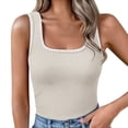 thumbnail image 2 of Womens Tank Tops Summer Sleeveless Undershirts Layering Basics Workout, 2 of 6