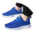 thumbnail image 3 of Otqutp Boys Girls Athletic Running Shoes Non-Slip Lace Up Adjustable Strap Sneakers Lightweight Breathable Tennis Shoes, 3 of 6