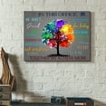 thumbnail image 6 of The Office Wall Art Positive Affirmations Quotes Wall Décor Colorful Tree Canvas Picture Aesthetic Room Framed Artwork for Home Office Bedroom School Classroom Consulte Decoration 12x16 Inch, 6 of 6