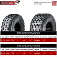 thumbnail image 3 of Set 4 Sport ATV Tires 21x7-10 & 20x10-9 Can-Am DS450 650 Arctic Cat DVX400 300, 3 of 8