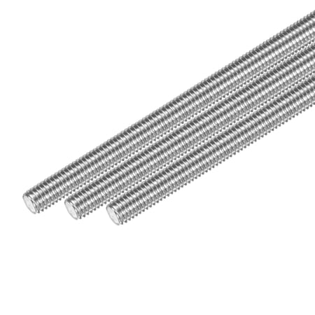 Uxcell 12-Pack Fully Threaded Rod M5x85mm 304 Stainless Steel Right Hand Thread Bar Studs