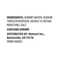 thumbnail image 6 of Great Value Frozen Raw Large Peeled and Deveined, Tail-off Shrimp Value Bag, 2 lb (31-40 Count per lb), 6 of 12