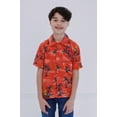thumbnail image 2 of Marvel Spider-Man Hawaiian Little Boy Girl Kids Matching Family Hawaiian Button Down Shirt Little Kid to Big, 2 of 5