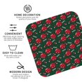 thumbnail image 3 of Honeii Ladybugs In Love Print Leather Coaster Set of 4, Ideal for Safeguarding Your Furniture from Drinks Spills and Effortless Cleanup-Square, 3 of 6