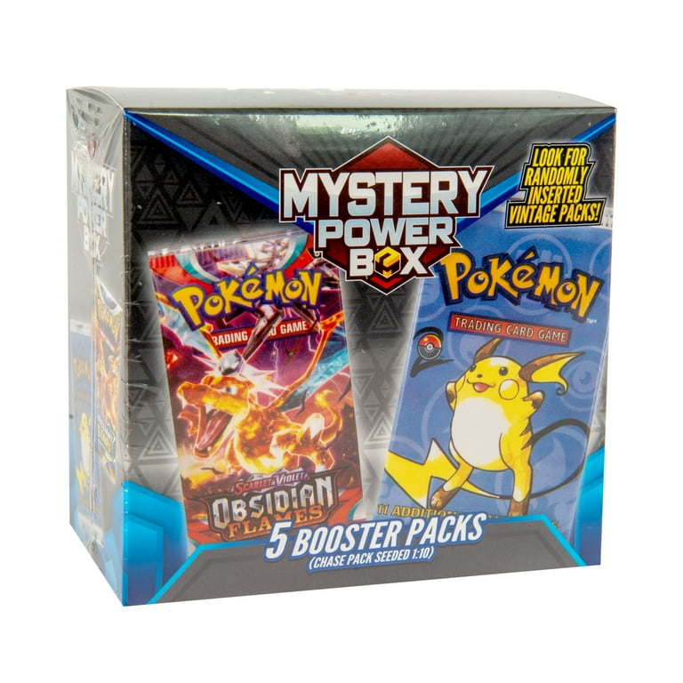 Pokemon TCG Vintage Mystery Power Box - 5 Booster Packs - Walmart.com