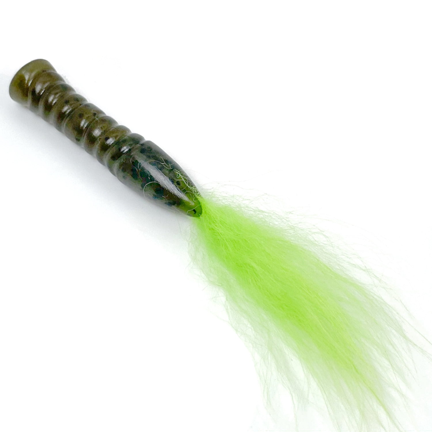 Rabid Baits Fox Tail Ned Rig Plastic Finesse Worm June Bug 3in 6pk