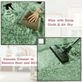 thumbnail image 4 of Socofuz Modern Fluffy Rugs, Sage-Green Durable Rectangular Cozy Carpet, 5x7ft, Fade Resistant, 4 of 7