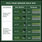 SIGPRO Softy 4' x 10' Golf Mat - by The Indoor Golf Shop
