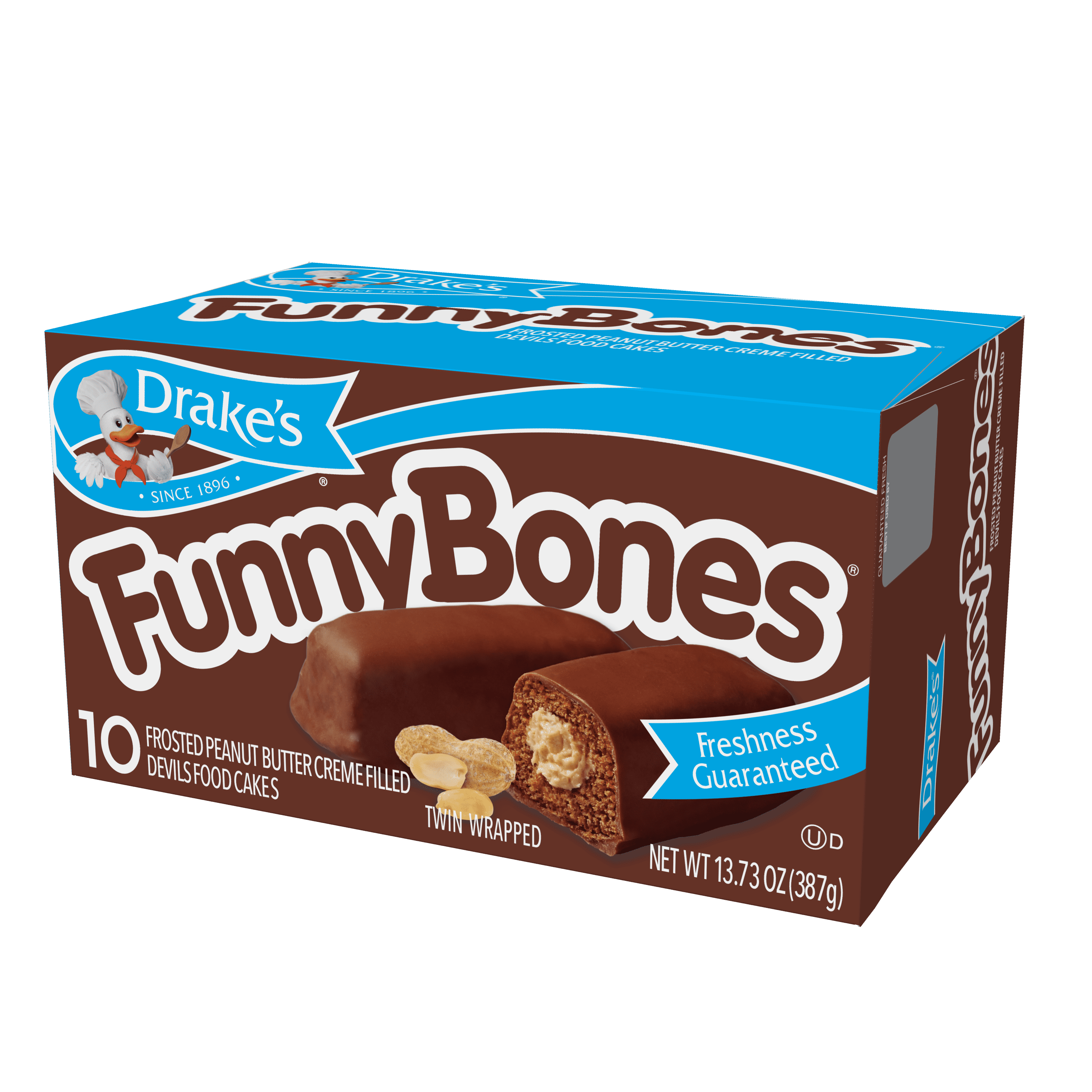 Drake's Funny Bones, 10 Count, 13.73 oz
