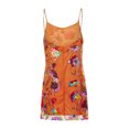 thumbnail image 4 of SAYOO Vestido corto informal con tirantes y cadena para mujer, con cuello en V, sin espalda, con lentejuelas SAYOO  Casual, 4 of 9
