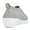 thumbnail image 4 of JENN ARDOR Women Slip On Walking Shoes Platform Loafers Mesh Knit Sock Sneakers, 4 of 6