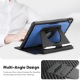 thumbnail image 5 of FJLBDE Case for iPad Air 3rd Gen 2019 / iPad Pro 2017 10.5 inch, 360 Rotating Stand iPad Protective Case Cover with Auto Wake/Sleep, Blue, 5 of 7
