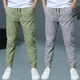 thumbnail image 2 of Odeerbi 2 Pack Boys Summer Cotton Linen Jogger Pants Casual Lightweight Elastic Waist Drawstring Sweatpants Para 3-13 Años, 2 of 9