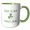 Green/White, variant on 3drose, St. Patricks Day Text. This Is My Lucky Item, 11oz Mug