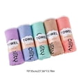 thumbnail image 3 of 5 PC Super Absorbent Hair Towel for Adults,Quick Dry Microfiber Towel,Salon Quality Hair Wrap,Thickened Soft Bath Towel for Women Men,High Durability Fast Drying Hair Towels for Long Thick Curly Hair, 3 of 3