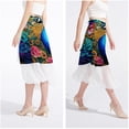 thumbnail image 4 of Peacock Chic Chiffon Summer Beach Dresses for Women, 4 of 6
