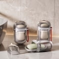 thumbnail image 6 of 1 Pc Travel Soap Case, Leakproof Soap Container with Lid, Portable Bar Soap Holder for Traveling, Soap Dish for Bathroom, Shower, Gym, Camping, Vacation, Outdoor, 4.53x2.95x1.77 Inch, Gray, 6 of 9