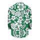 thumbnail image 4 of Camisas de Cuello de la Tripulación de Manga Corta para las Mujeres Estilo Hawaiano No Estructurado Impreso Cuello Acampanado Blusa de Manga Larga Camisas de Cuello de la Tripulación de Manga Larga p, 4 of 6