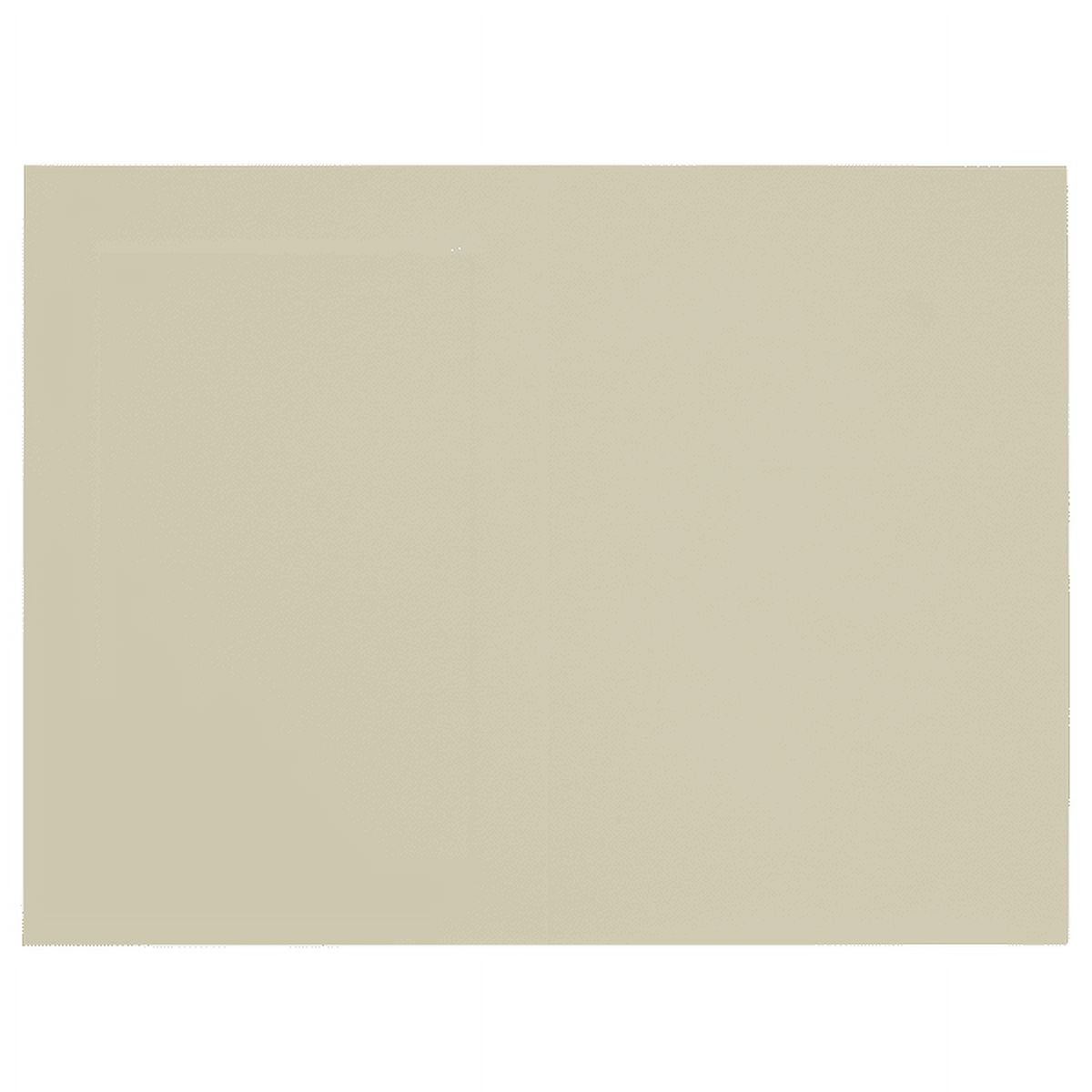 JAM Paper Foldover Cards, 4 5/8 x 6 1/4, 25/Pack, Ivory Panel