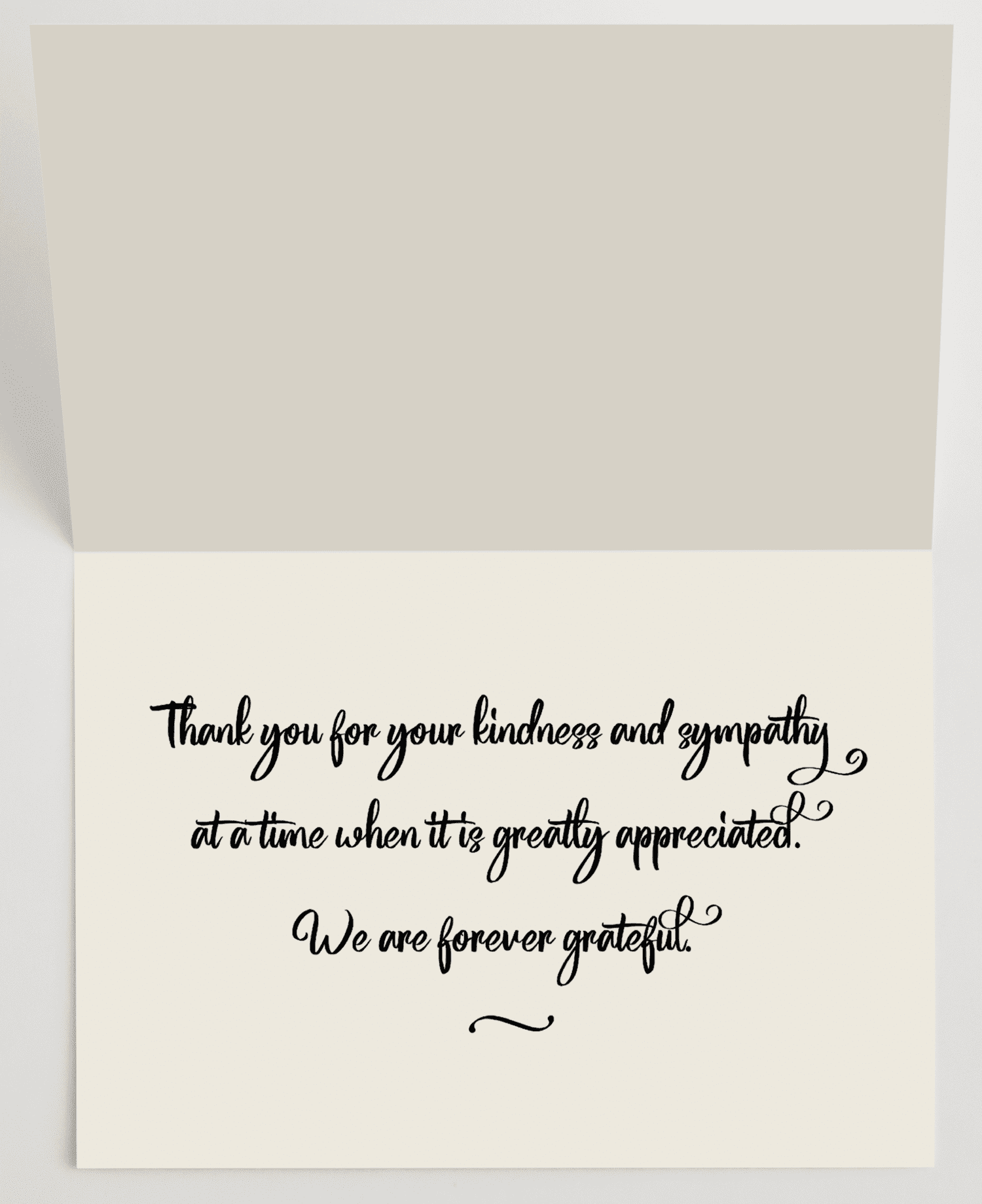 50 Funeral Sympathy Bereavement Thank You Cards With Envelopes (Fall Flowers)