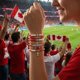 thumbnail image 5 of Set de 7 pulseras de cuentas Poasrelax Canadá Fútbol, 5 of 5