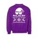 thumbnail image 1 of Sudadera fea de Navidad Hombre Bro Ho Ho Deer Púrpura 4X-Large, 1 of 1