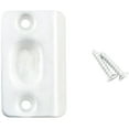 thumbnail image 6 of Ball Catch Strike Plate, 2-1/4" x 1-3/8", Satin Nickel by Stone Harbor Hardware, 6 of 8