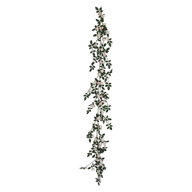 Guirnalda artificial con flores Flor Rose Vine Vine de rosa artificial para Zulema Guirnalda de flores