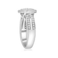 thumbnail image 3 of 1 cttw Diamond Double Halo Engagement Ring 10K White Gold, 3 of 3