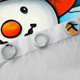 thumbnail image 4 of jejeloiu Happy New Year Curtains Pack of 2 (42x84 Each),Christmas Snowmen Curtains Blackout,Colorful Rustic Flower Bedroom Curtains For Girl Boys,Ultra Soft Bedroom Decorative, 4 of 6