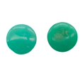 thumbnail image 1 of Radiant Natural Chrysoprase Agate Coin Beads | Green |12x5 mm | 2 Beads |, 1 of 8