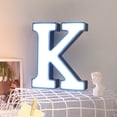 thumbnail image 2 of Xihbxyly Lámpara de Noche Creativa con Letras Led, Luz Blanca Cálida y Suave, Ideal para Decorar Paredes o de Pie, Mesas de Fiesta, Decoración Navideña, Material Abs+Pp, 16-20 Cm, 2 of 3