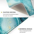 thumbnail image 2 of Blue Marble Dish Drying Mat for Kitchen Counter - 18x24 XL Microfiber Dish Mat Absorbent Drying Pad Dish Drainer Mats for Countertop Heat-resistant and ECO Friendly, 2 of 6