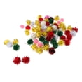 thumbnail image 4 of 70pcs Glitter Tinsel Pom Bolas Juguetes 2.5 cm Decoración de Partido Artesanía Decoraciones de Banquete de Boda Macarena Glitter Tinsel Pom Poms, 4 of 8