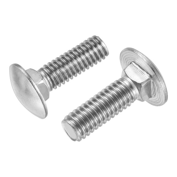 Unique Bargains 5/16-18x1' Carriage Bolt 304 Stainless Steel Polishing 20 Pack